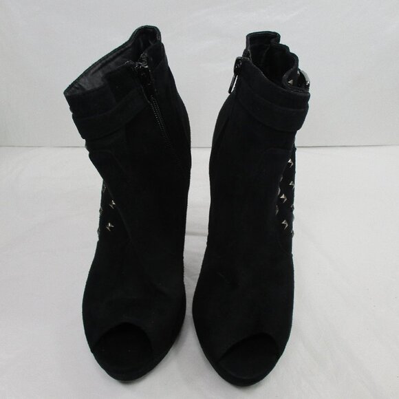 RUE 21 Black Ankle Boots Size L(9-10) - Picture 2 of 7